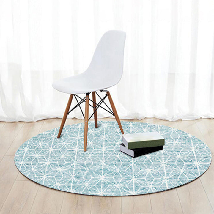 BowLift | Cattle Rug Southwest Simple Geometric Grid Tribal Rug Polyester Non-slip Stain-resistant Area Rug