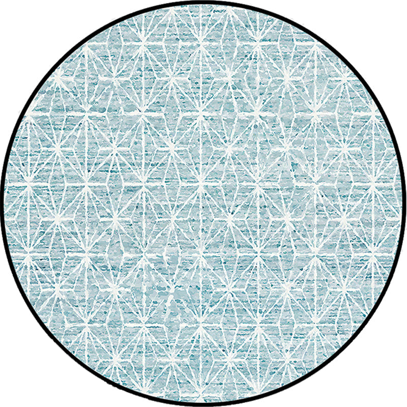 BowLift | Cattle Rug Southwest Simple Geometric Grid Tribal Rug Polyester Non-slip Stain-resistant Area Rug