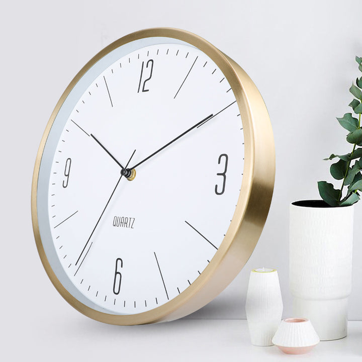 Wall clock in modern design Bowlift