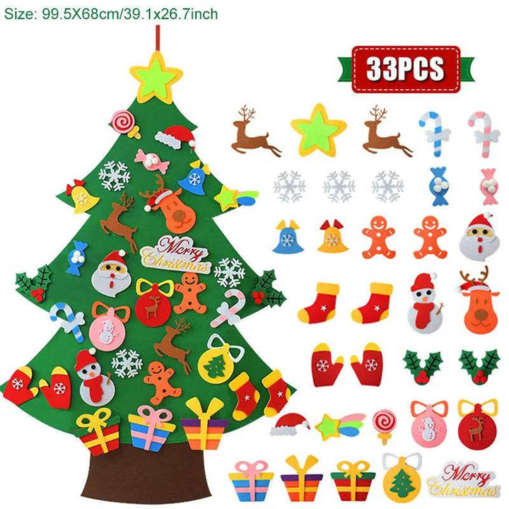 BowLift | DIY Felt Christmas Tree Ornaments For Kids