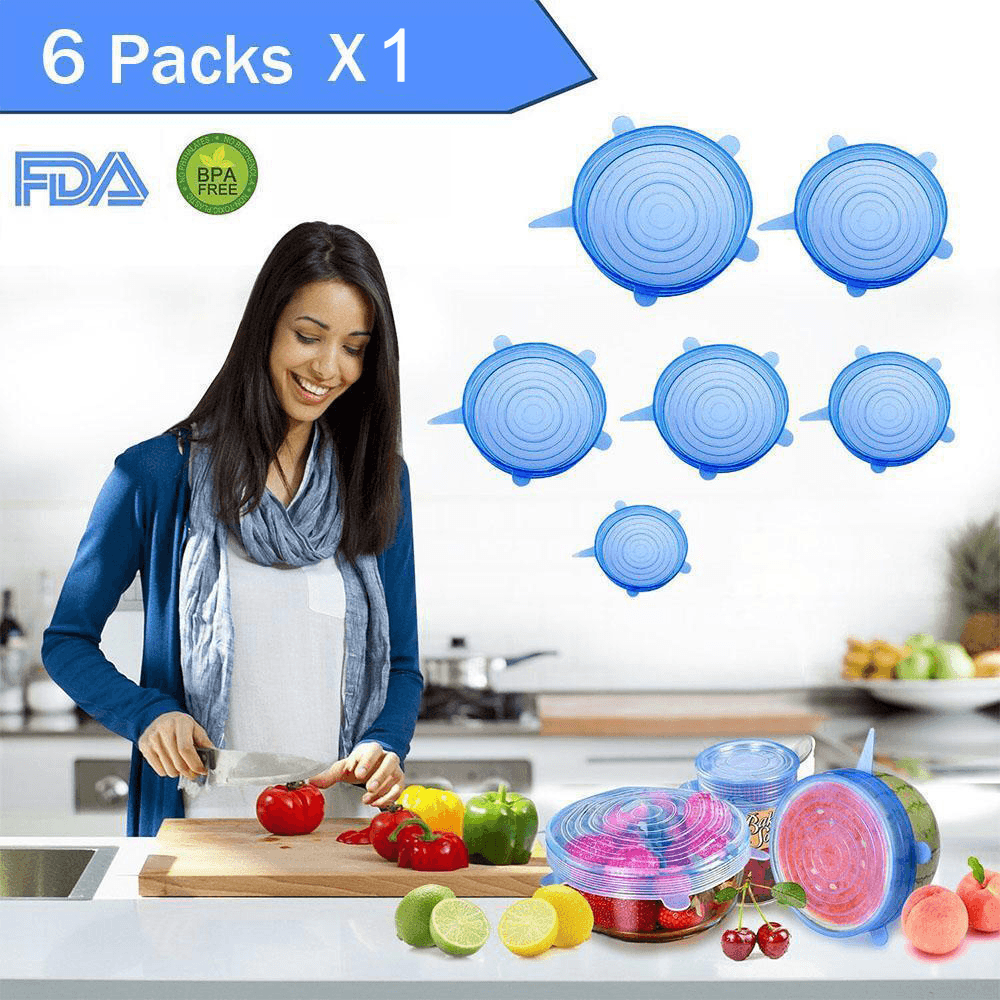 BowLift | Silicone Stretch Lids, 6PCS