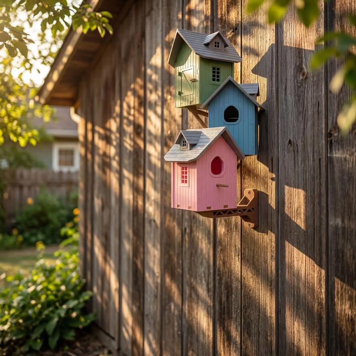 Weatherproof birdhouse in villa design