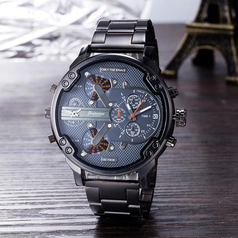 BowLift | Stainless Steel Chronograph Quartz Watch – Elegant Men’s Luxury Timepiece
