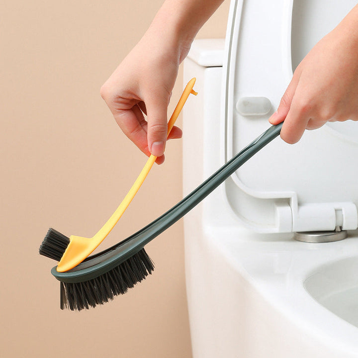 Double-sided Flocking Toilet Cleaning Brush | Bowlift