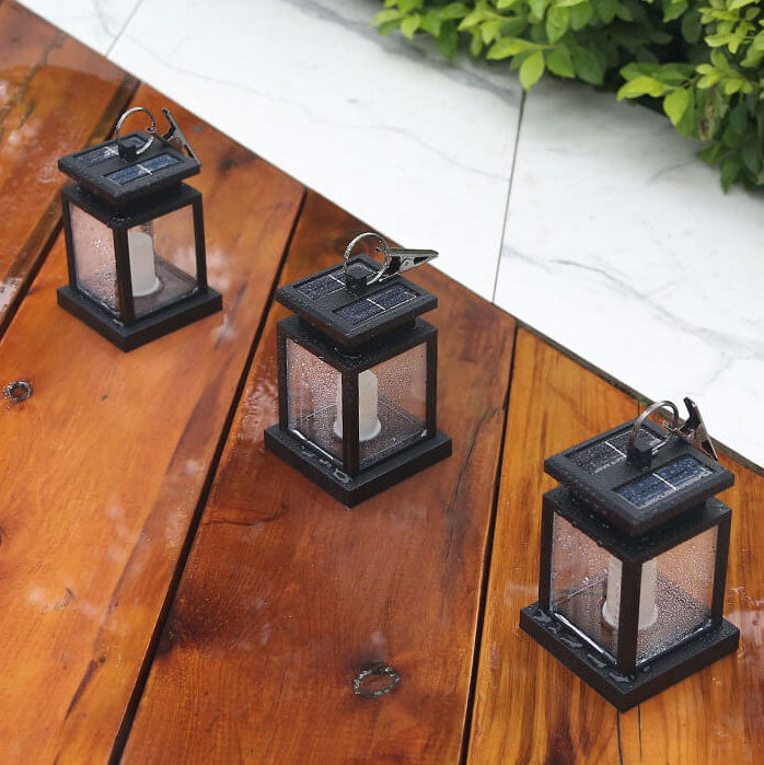 BowLift | Solar Retro Candle Lantern LED Outdoor Hanging Light