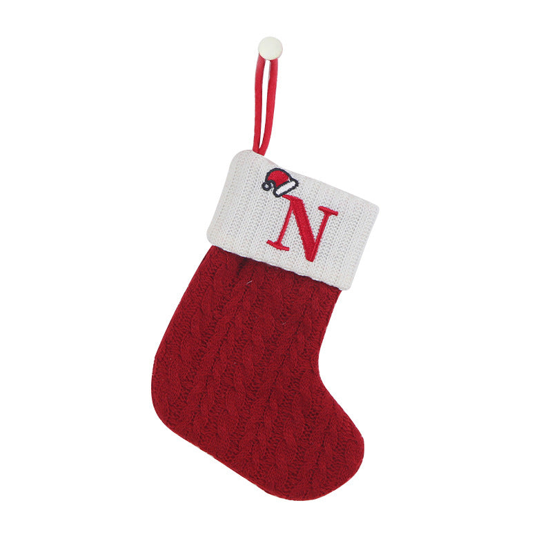 BowLift | Christmas Letter Knit Stocking