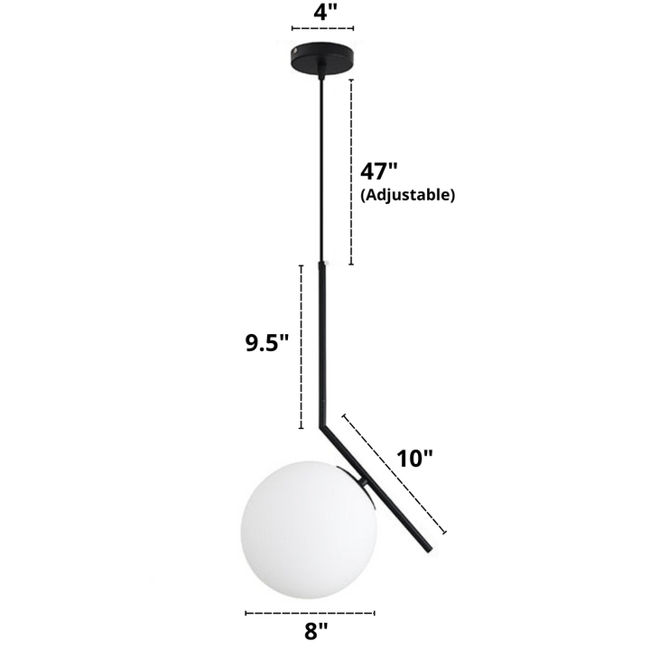 Nordic Glass Pendant Lamps | Bowlift