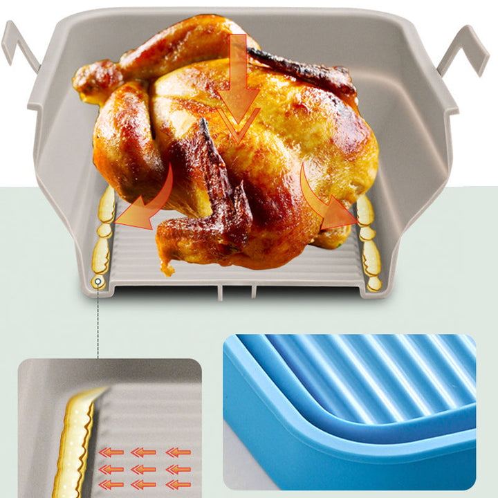 BowLift | Foldable Air Fryer Silicone Baking Tray