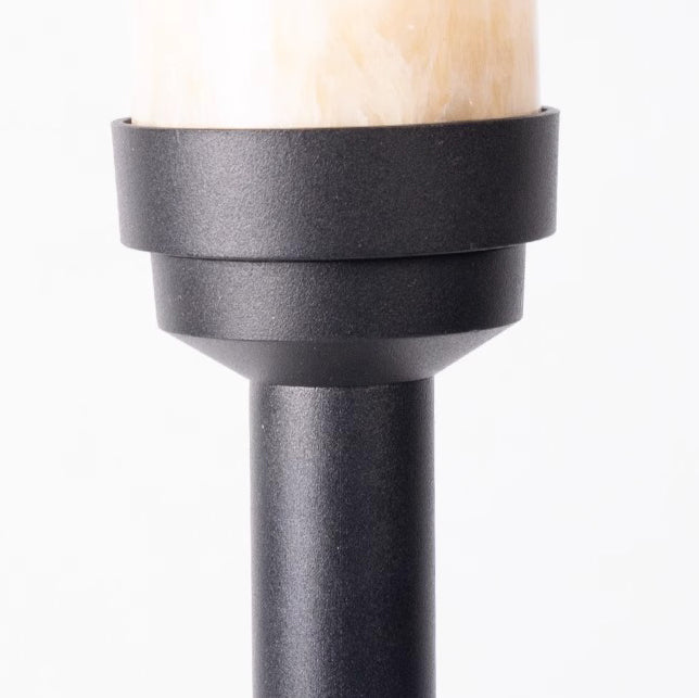 Modern Minimalist Umbrella Waterproof Aluminum Marble LED Outdoor Light For Garden | Bowlift
