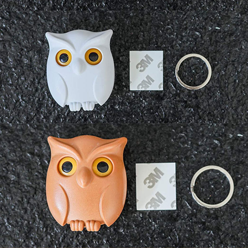 🦉The Key Guard is a Reliable Owl - Cute Night Owl Key Holder with Auto Open Close Eyes | Bowlift