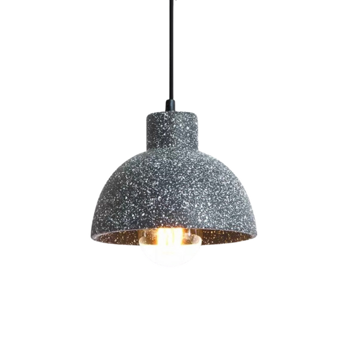 BowLift | UrbanLume – Modern Cement Hanging Lamp