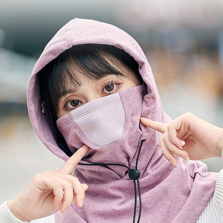 Hooded Face Mask with Neck Warmer for Cycling | Bowlift