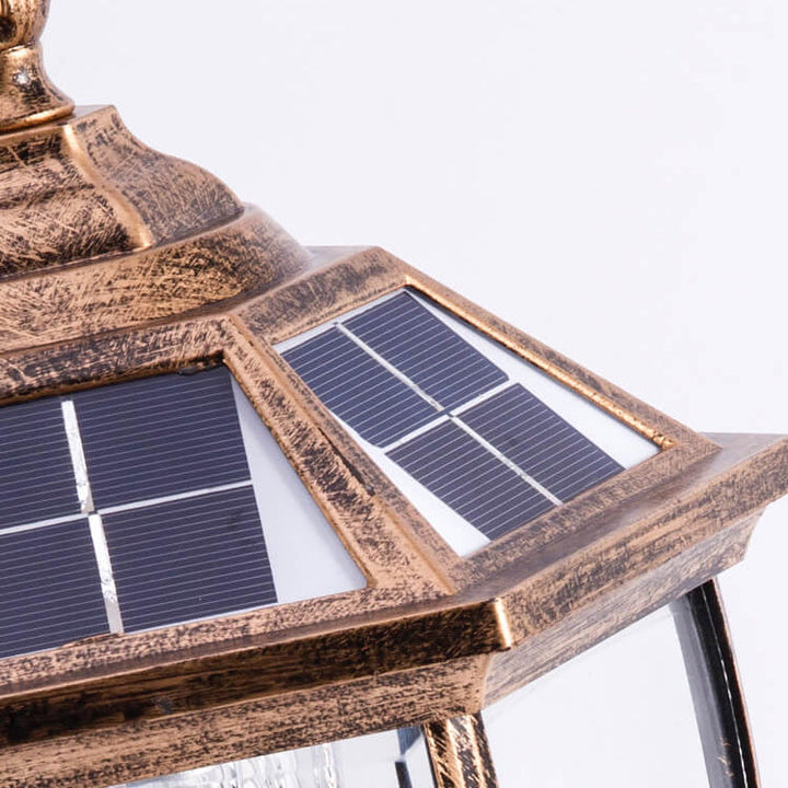 Outdoor Solar Waterproof Aluminum Glass 1-Light Lawn Landscape Light | Bowlift
