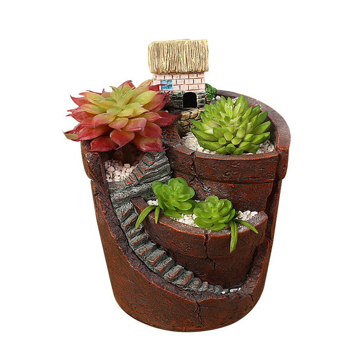 BowLift | Succulent decorative flower pot for mini garden – Bonsai planting pot for micro landscape and garden