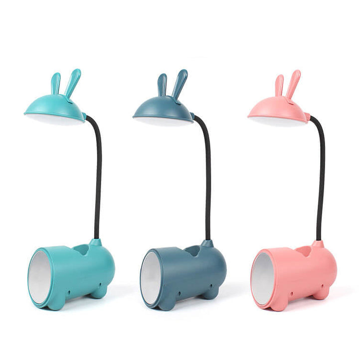 BowLift | Creative LED Touch Lamp with Pen Holder | USB Charging Function | Desk Lamp | Children's Room Decor