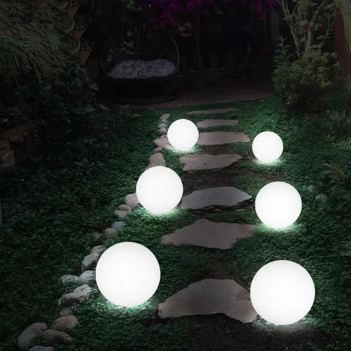 BowLift | AuraColor garden ball LED lighting – 16 colors – Wireless, weatherproof and atmospheric for garden, terrace and party