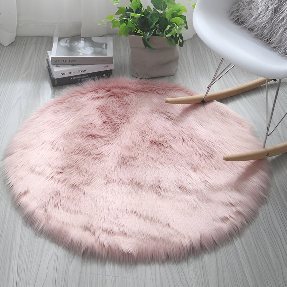 BowLift | Round Cloud Soft Plush Rug