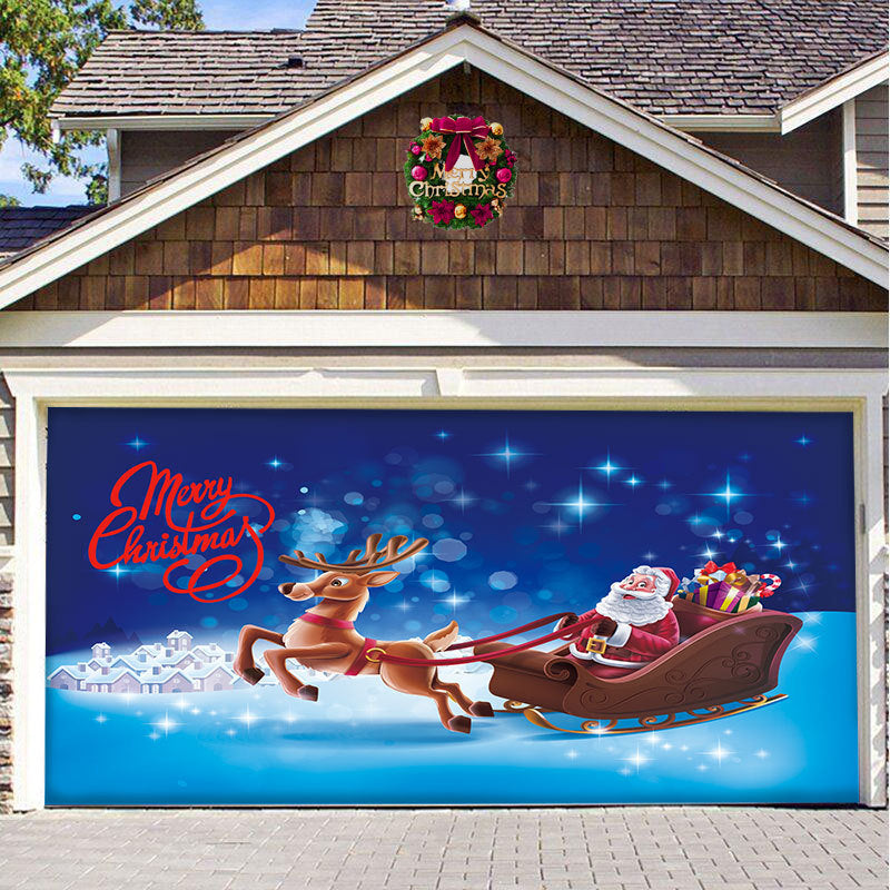 BowLift | Snow Garage Door Banner Ornament