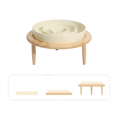 BowLift | SlowCeramic - Elegant Craft Feeding Bowl for Pets