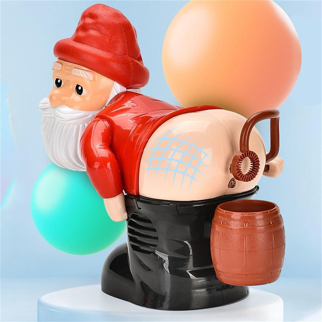 BowLift | Christmas Bubble Machine | Santa Design | With Light & Music | Funny Christmas Decoration