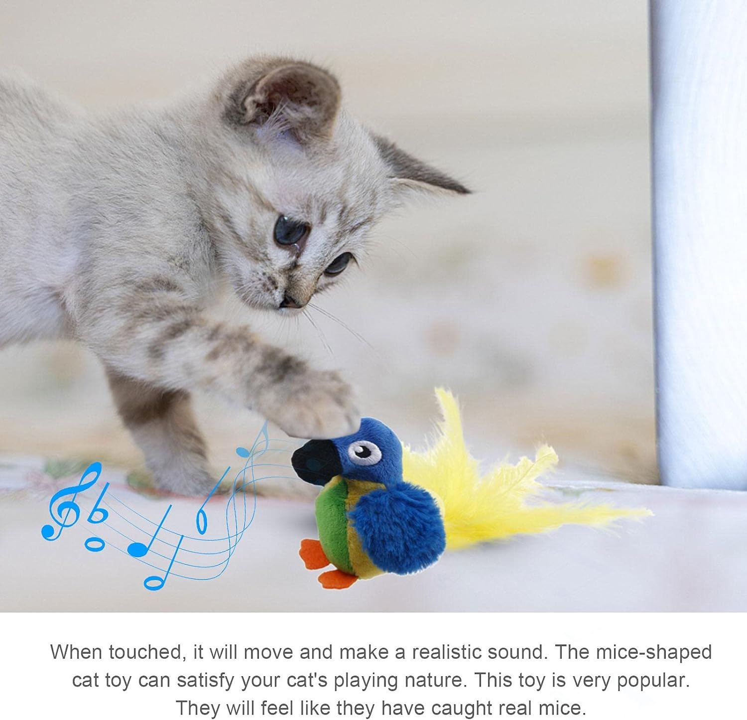 BowLift | Interactive Chirping Bird Cat Toy