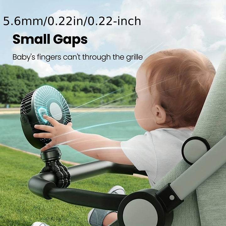 Mini Portable Stroller Fan | Bowlift