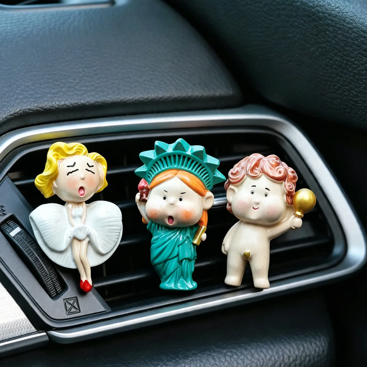 Resin Scent Clip for Car Vent, American Style