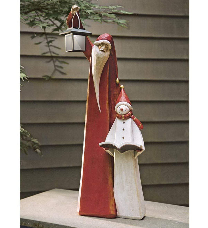 BowLift | Santa And Snowman Sculpture