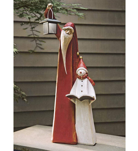 BowLift | Santa And Snowman Sculpture