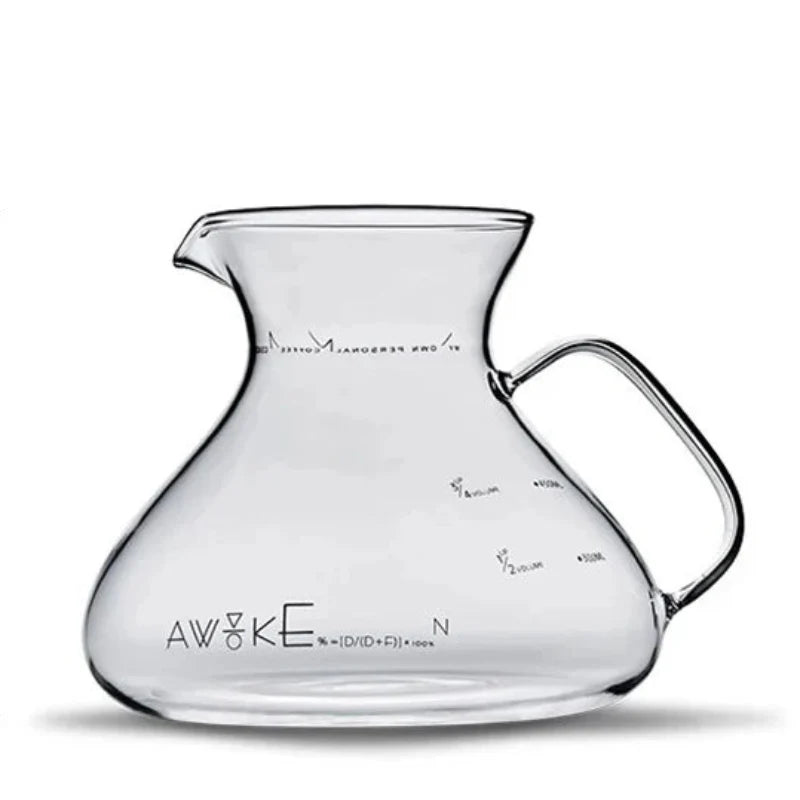 15oz Glass Pour Over Coffee Server Heat-Resistant Drip Brewing Carafe | Bowlift