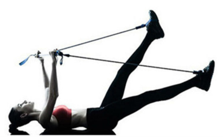 BowLift | 8-in-1 Portable Pilates Bar Kit with Resistance Band, Foot Loop, Ideal for Home Total Body Workout, Gym, Weightlifting