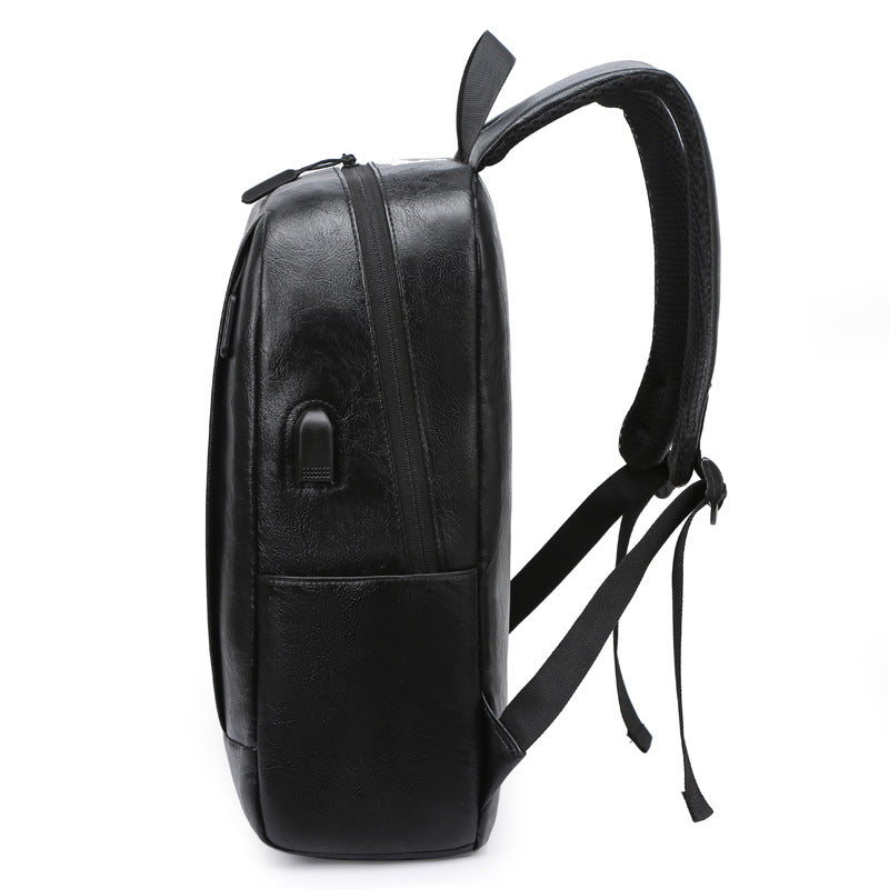 Stylish Leather Laptop Backpack Bowlift