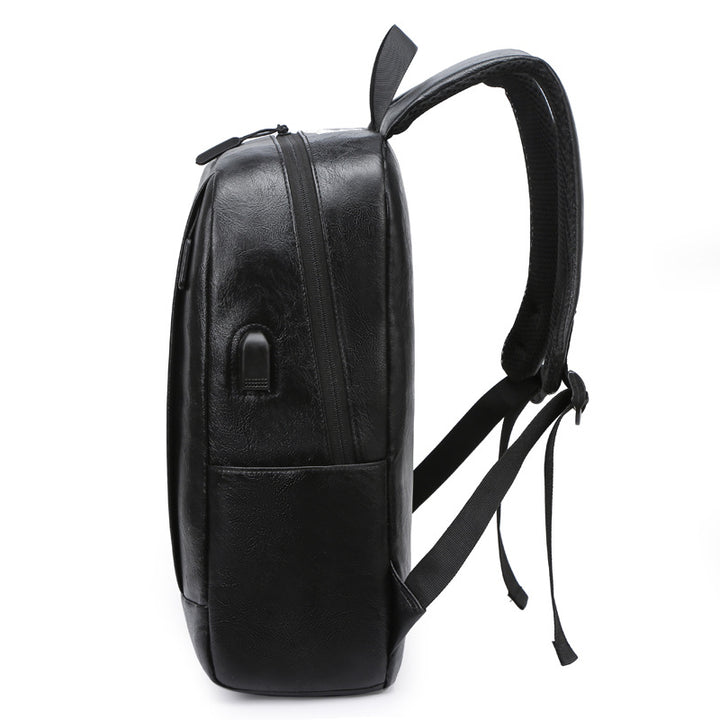 Stylish Leather Laptop Backpack Bowlift