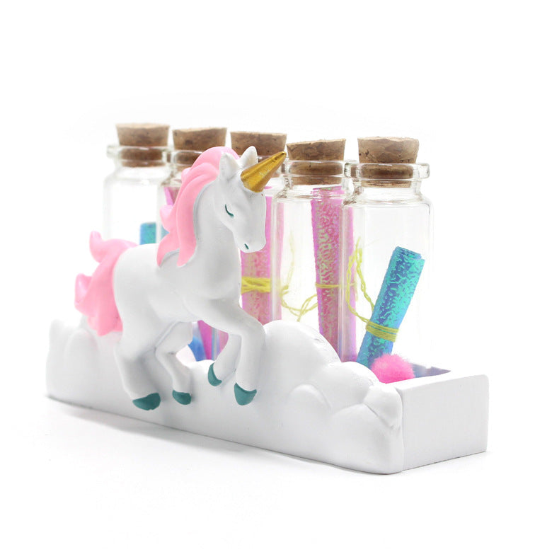 Unicorn-themed Decorative Table Centerpiece