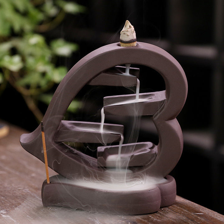 Waterfall Theme Incense Burner
