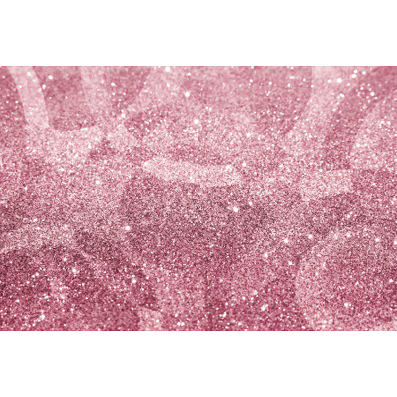Pink Bedroom Carpet Modern Sparkling Pattern Carpet Polyester Pet-Friendly Stain-Resistant Carpet | Bowlift