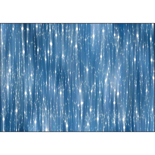 Scandinavian modern rug in blue glitter pattern rug polyester washable stain-resistant rug for home decor | Bowlift