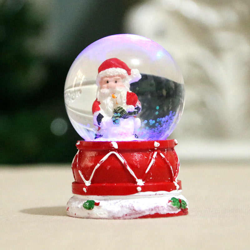 Decorative LED Christmas Snow Globe Set Bowlift