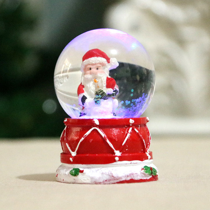 Decorative LED Christmas Snow Globe Set Bowlift