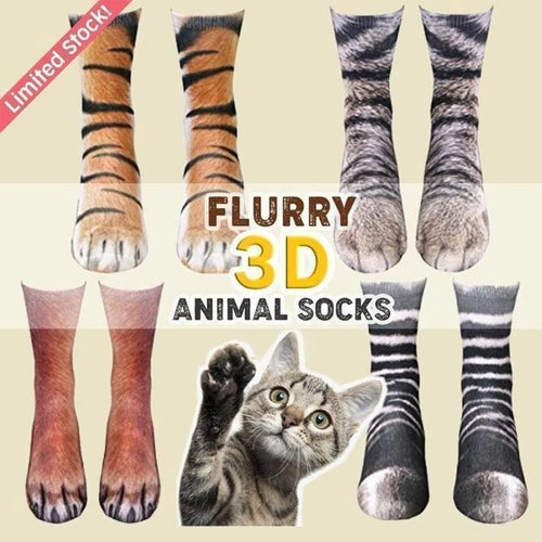 BowLift | Flurry 3D Animal Paw Socks