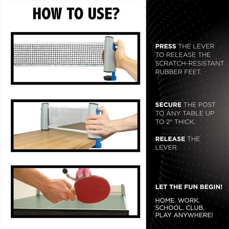 BowLift | RETRACTABLE TABLE TENNIS NET