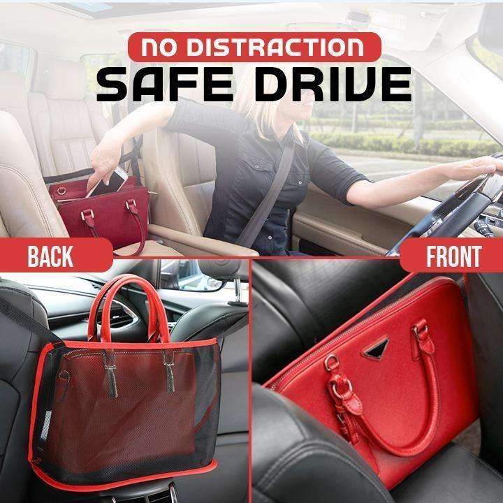 BowLift | Car Net Pocket Handbag Holder