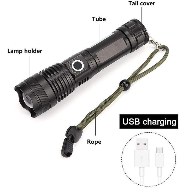 BowLift | USB Charging Waterproof P50 LED Flashlight