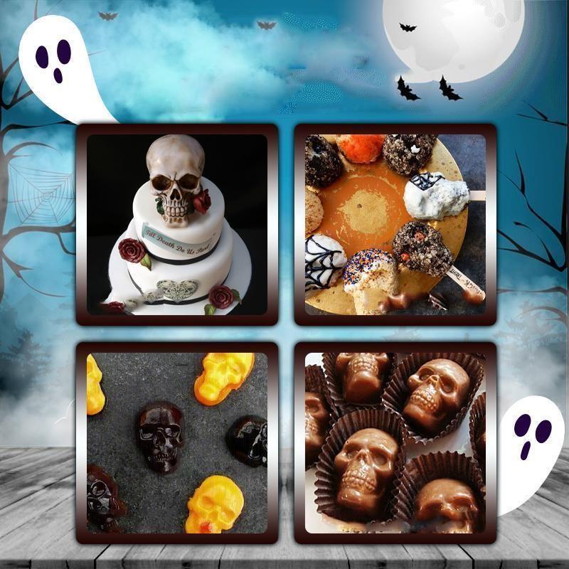 BowLift | 3D skull cake pan