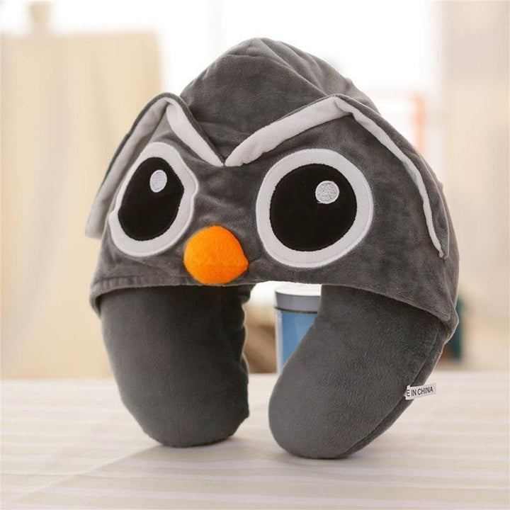 BowLift | Unicorn Hooded Animal Travel Neck Pillow