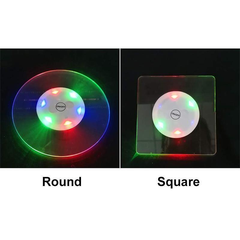 BowLift | Acrylic LED Light Up Coasters