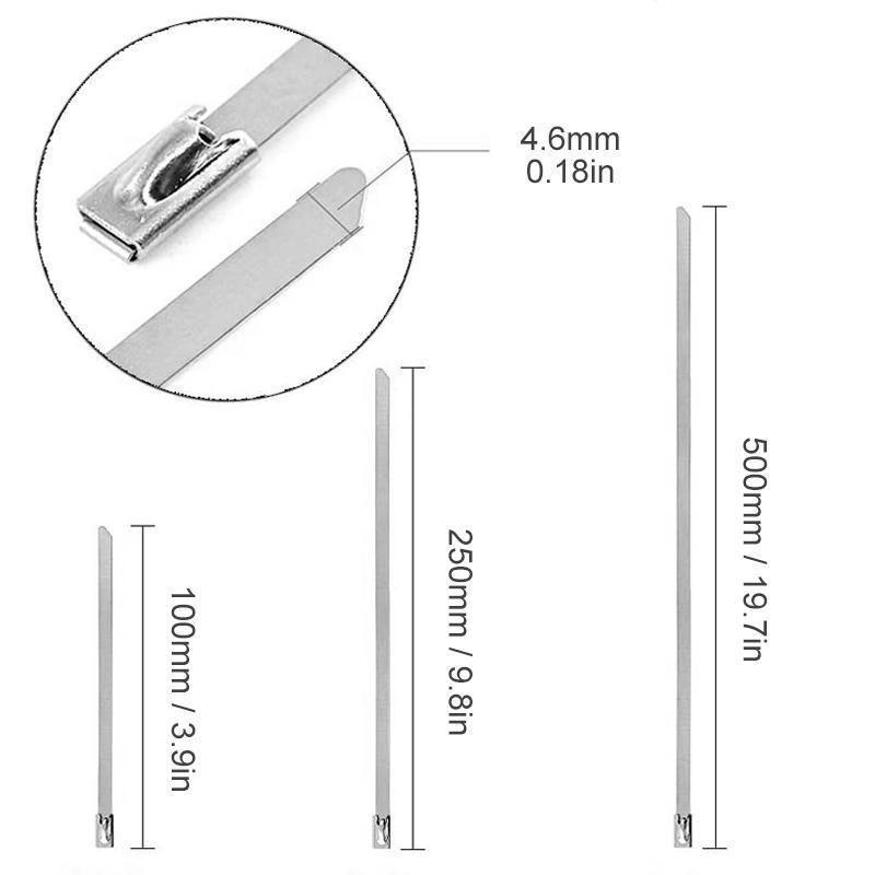 BowLift | Multi-Purpose Locking Cable Metal Zip Ties