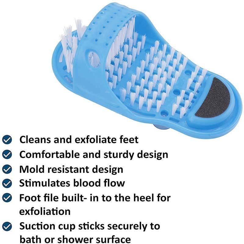 BowLift | Safety Foot Shower Scrubber Massager Slipper