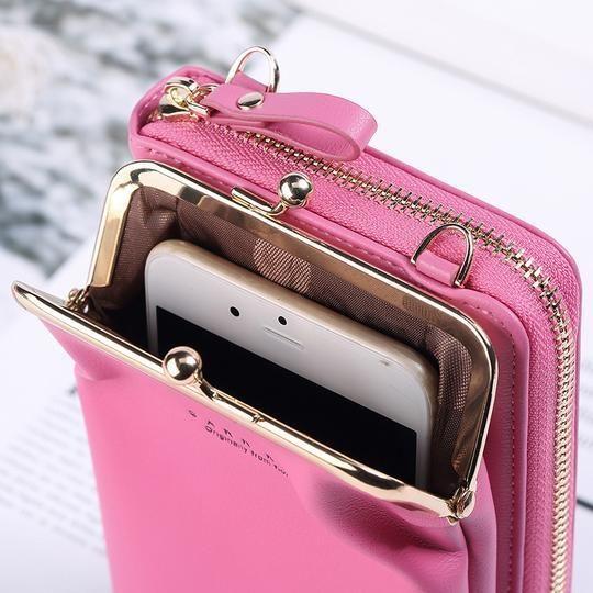 BowLift | Soft Leather Crossbody Phone Bag