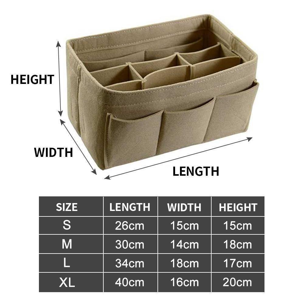 BowLift | Felt Handbag Insert Organiser